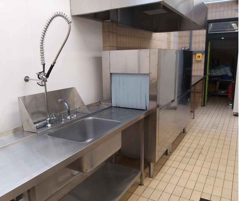 C&C Catering Engineers fabrication image from a school in Flintshire, N Wales